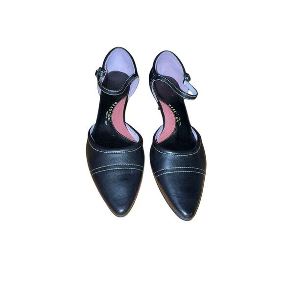 Kenneth Cole Reaction Millow Talk Black/Ankle Strap/Kitten Heels/Wmns Sz 10 - Picture 7 of 10